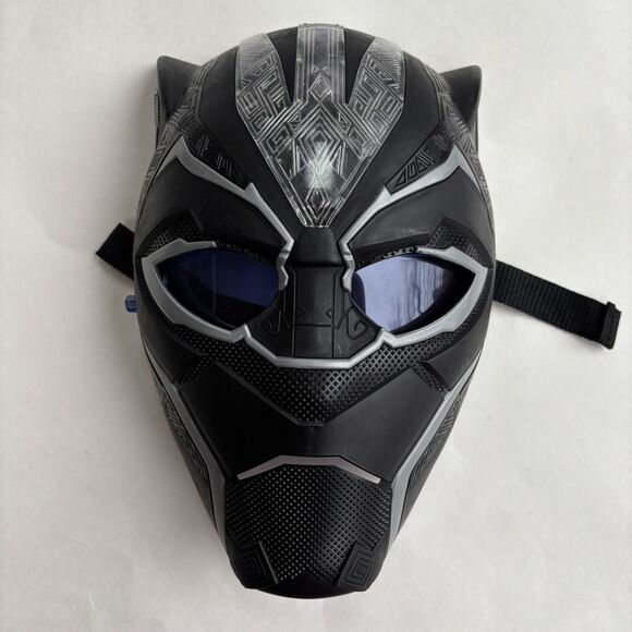 Black Panther Wakanda Vibranium Power FX Light Up Mask Marvel Halloween Costume - Picture 2 of 15